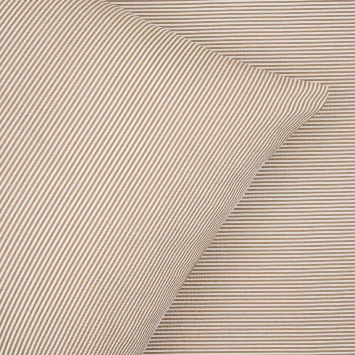 Baby sengesæt 70x100 cm - Nano krepp - taupe - Luna Denmark