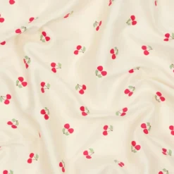 Baby sengetøj 70x100 - bomuldssatin - Cherry - Luna Denmark