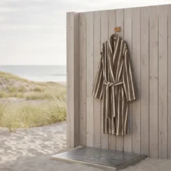 Bambus Badekåbe - S/M - Taupe - Prima