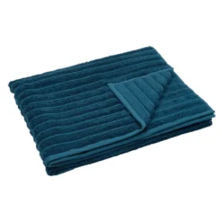 Bambus badelagen 100x150 cm - Zero twist - blå - Prima