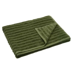 Bambus badelagen 100x150 cm - Zero twist - oliven - Prima