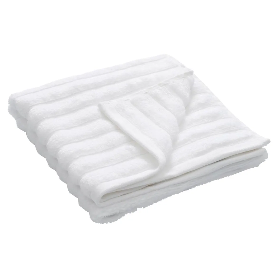 Bambus håndklæde 50x100 cm - Zero twist - hvid - Prima
