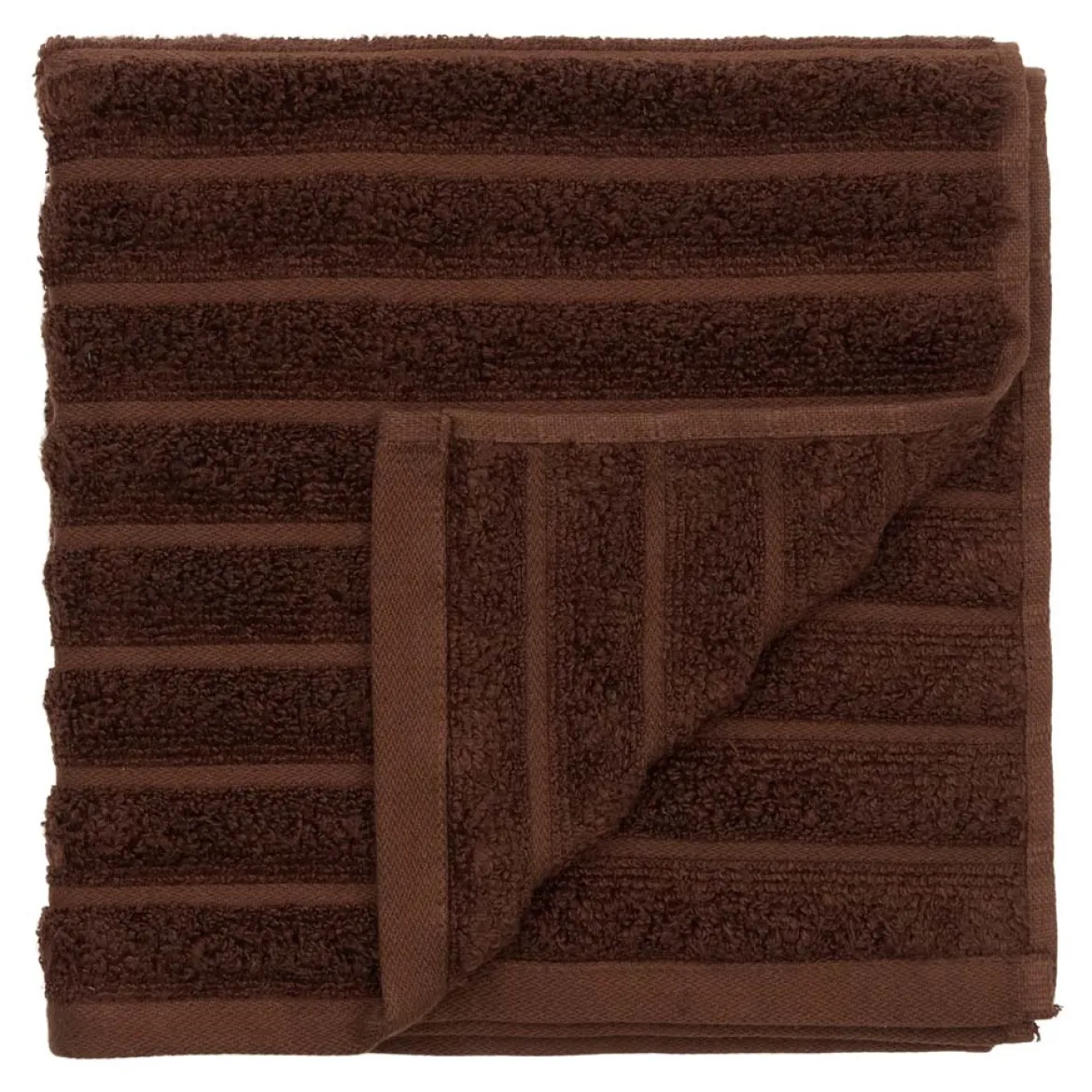 Bambus håndklæde 50x70 cm - Zero twist - mørk brun - Prima