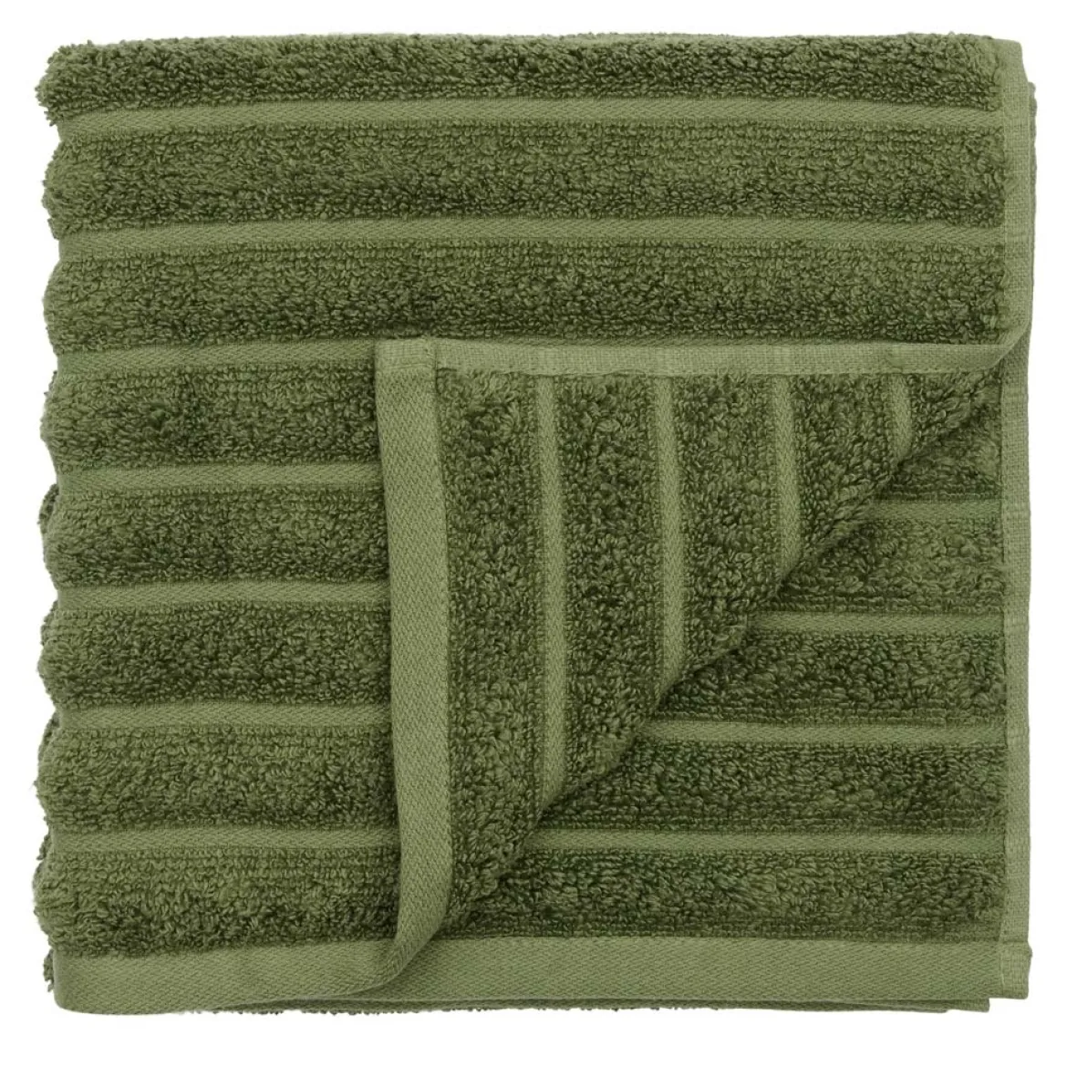 Bambus håndklæde 50x100 cm - Zero twist - oliven - Prima