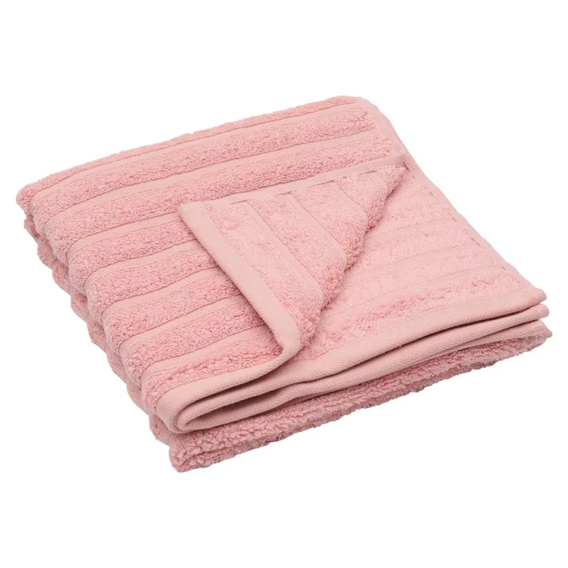 Bambus håndklæde 50x70 cm - Zero twist - rosa - Prima