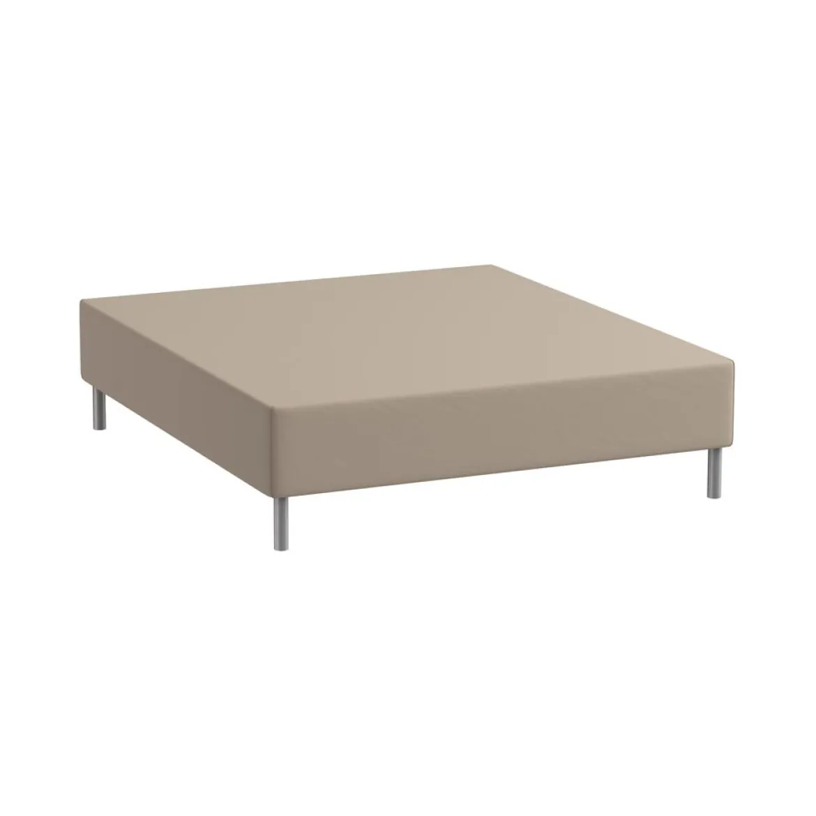 Boxlagen 100x200 cm - bomuldssatin - Soft feel - sand - ProSleep