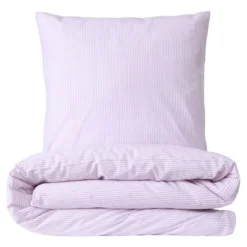 Junior sengesæt 100x140 cm - Nano krepp - lavendel - Luna Denmark