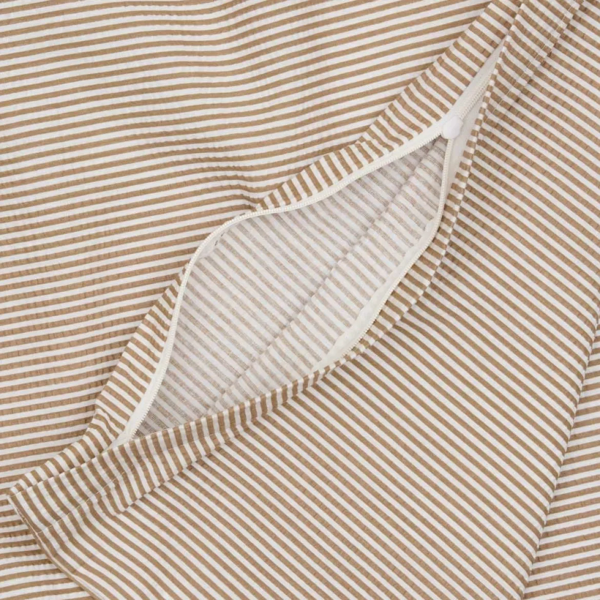 Junior sengesæt 100x140 cm - Nano krepp - taupe - Luna Denmark
