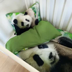 Junior sengesæt 100x140 cm - Panda - Luna Denmark Kids