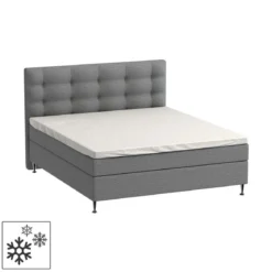 Kuvertlagen 80x200 cm - bomuld - Cool feel - hvid - Luna Denmark