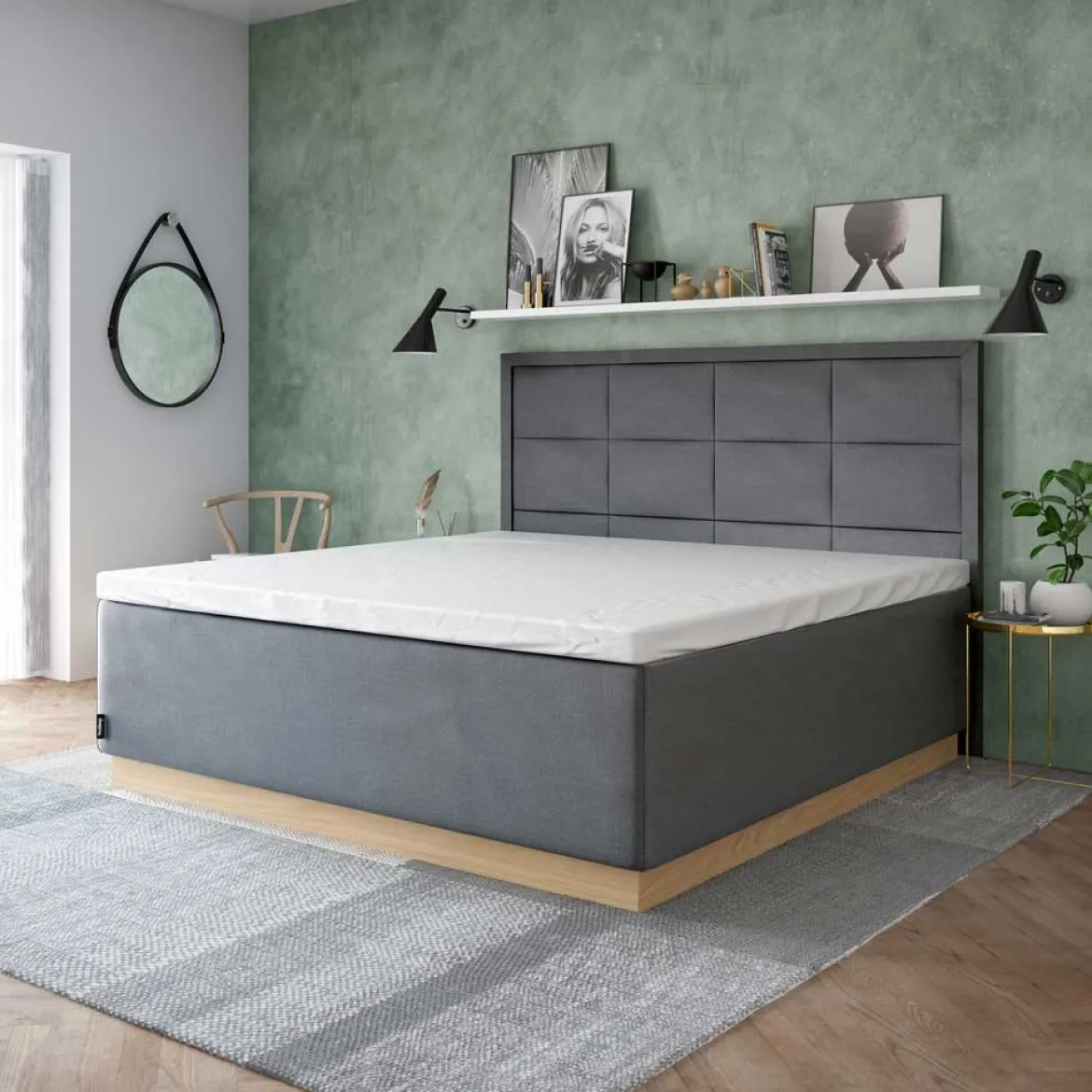 Kuvertlagen 100x200 cm - bomuldssatin - Soft feel - hvid - ProSleep