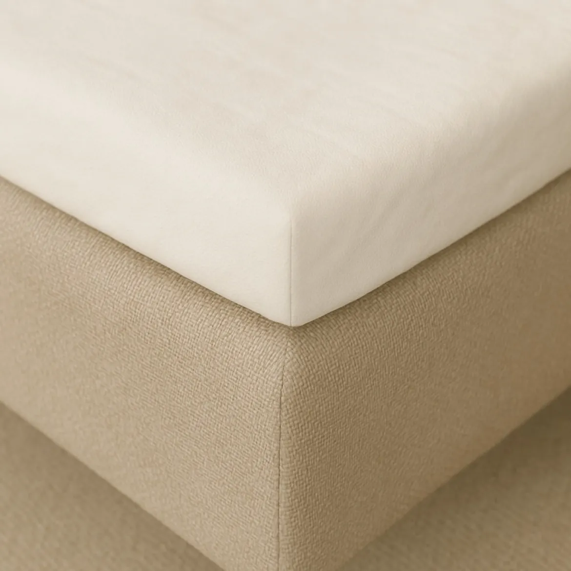 Kuvertlagen 200x220 cm - bomuldssatin - Soft feel - ivory - ProSleep