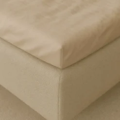 Kuvertlagen 100x200 cm - bomuldssatin - Soft feel - sand - ProSleep