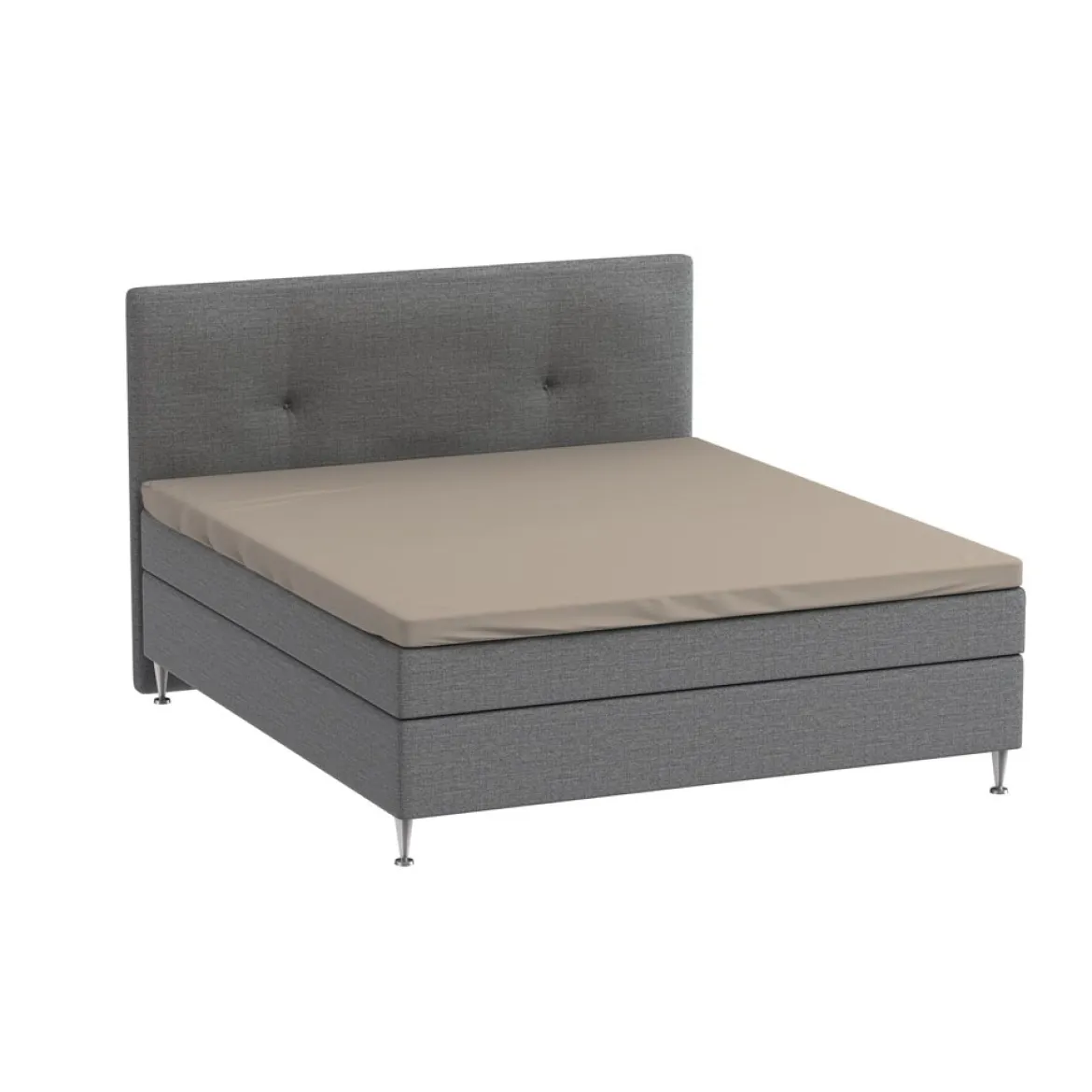 Kuvertlagen 100x200 cm - bomuldssatin - Soft feel - sand - ProSleep