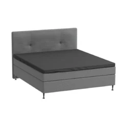 Kuvertlagen 100x200 cm - bomuldssatin - Soft feel - sort - Luna Denmark