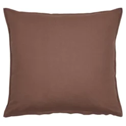 Pudebetræk 60x63 cm - stonewash - brun - Luna Denmark