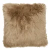 Pyntepude 45x45 cm - Imiteret pels - taupe - Norø