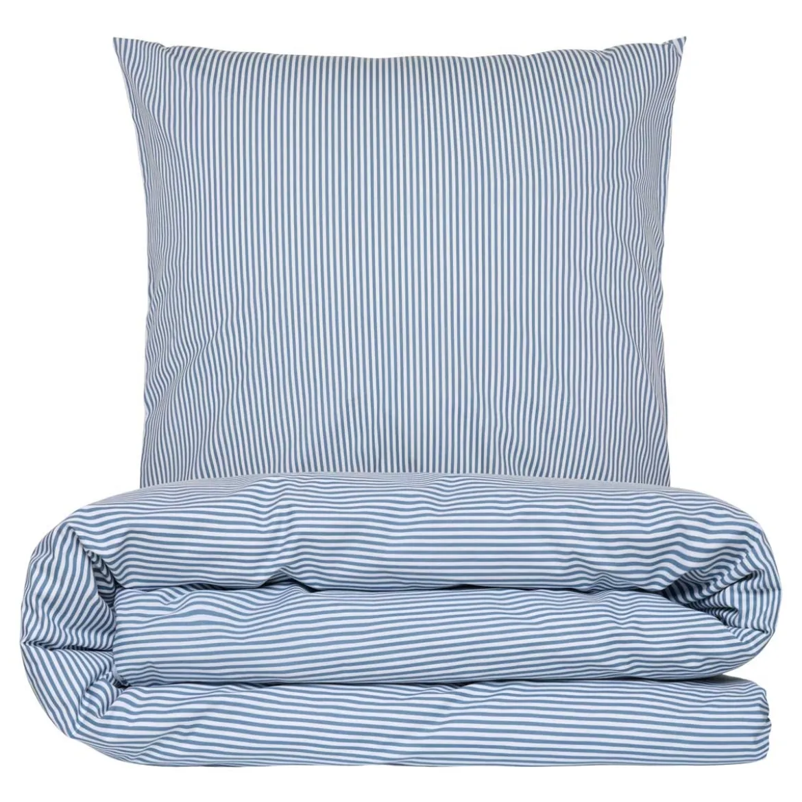 Sengesæt 200x220 cm - ekstra fin bomuld - Viggo - blå - Luna Denmark