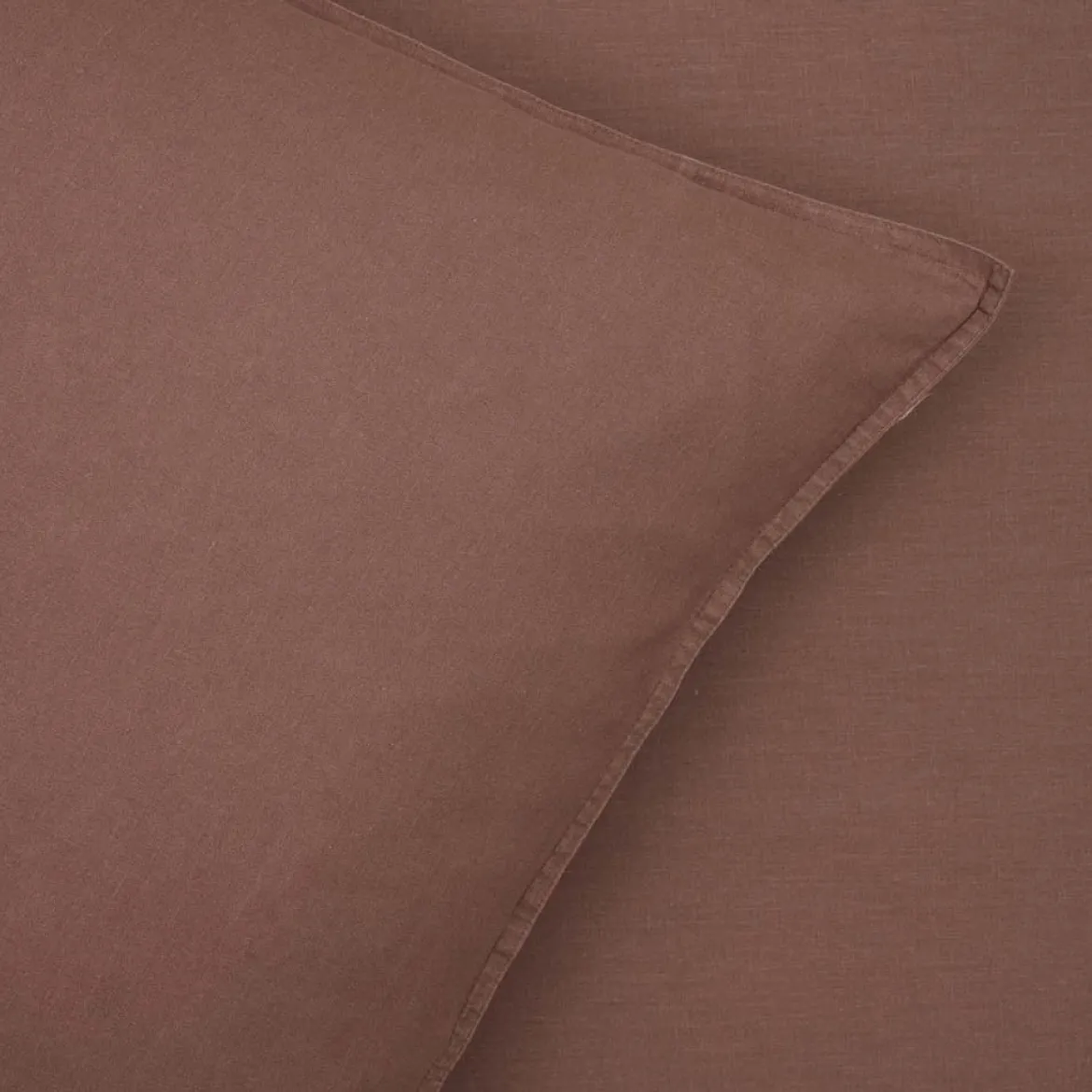 Sengesæt 200x200 cm - stonewash - brun - Luna Denmark