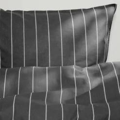 Sengesæt 140x220 cm - stonewash - Egil - grå - Luna Denmark