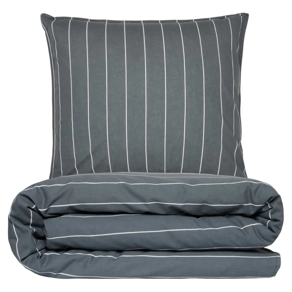 Sengesæt 200x220 cm - stonewash - Egil - grå - Luna Denmark