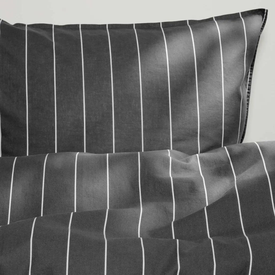 Sengesæt 200x220 cm - stonewash - Egil - grå - Luna Denmark