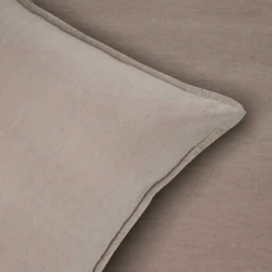 Sengesæt 240x220 cm - stonewash - taupe - Luna Denmark