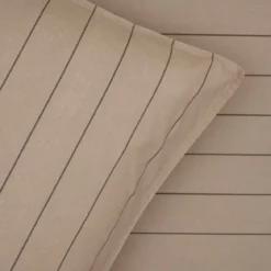 Sengesæt 140x200 cm - stonewash - Toke - taupe - Luna Denmark