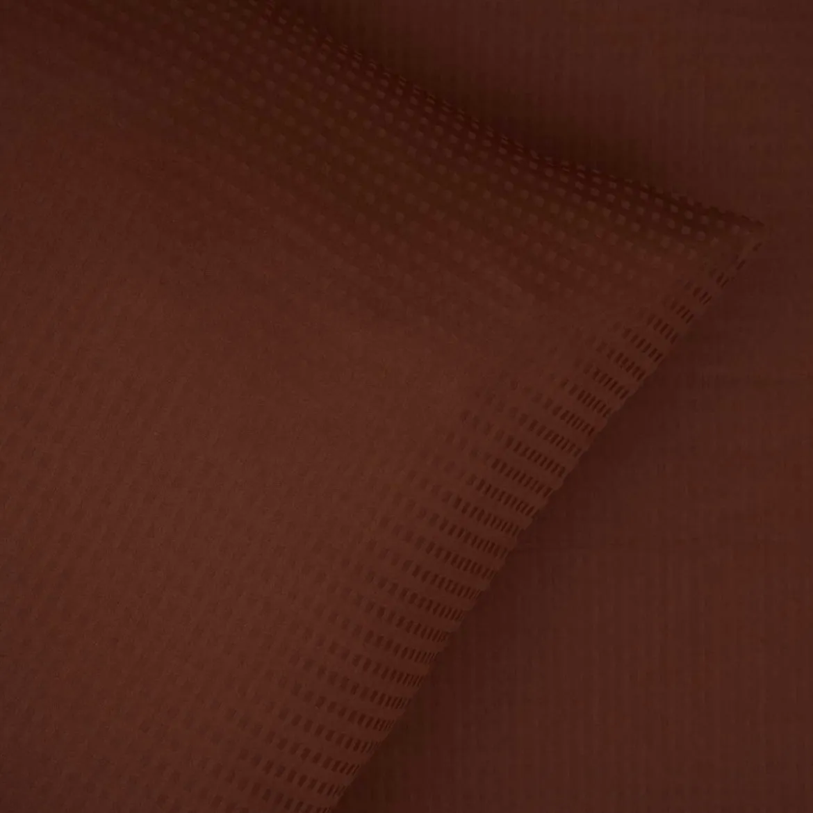 Sengetøj 200x220 cm - bomuldssatin - Blocks - brun - Prima