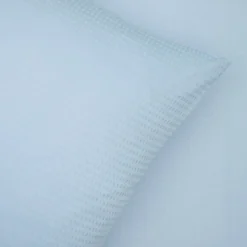Sengetøj 140x220 cm - bomuldssatin - Blocks - lys blå - Prima