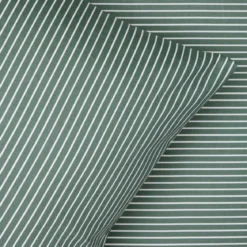 Sengetøj 200x200 cm - bomuldssatin - Blokhus - mørk grøn - Luna Denmark