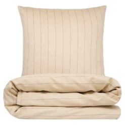 Sengetøj 140x220 cm - bomuldssatin - Sandvig - Ivory - Luna Denmark