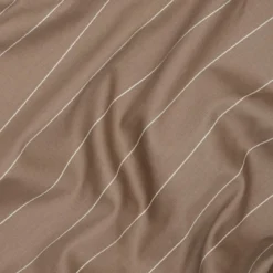 Sengetøj 200x220 cm - bomuldssatin - Sandvig - Taupe - Luna Denmark