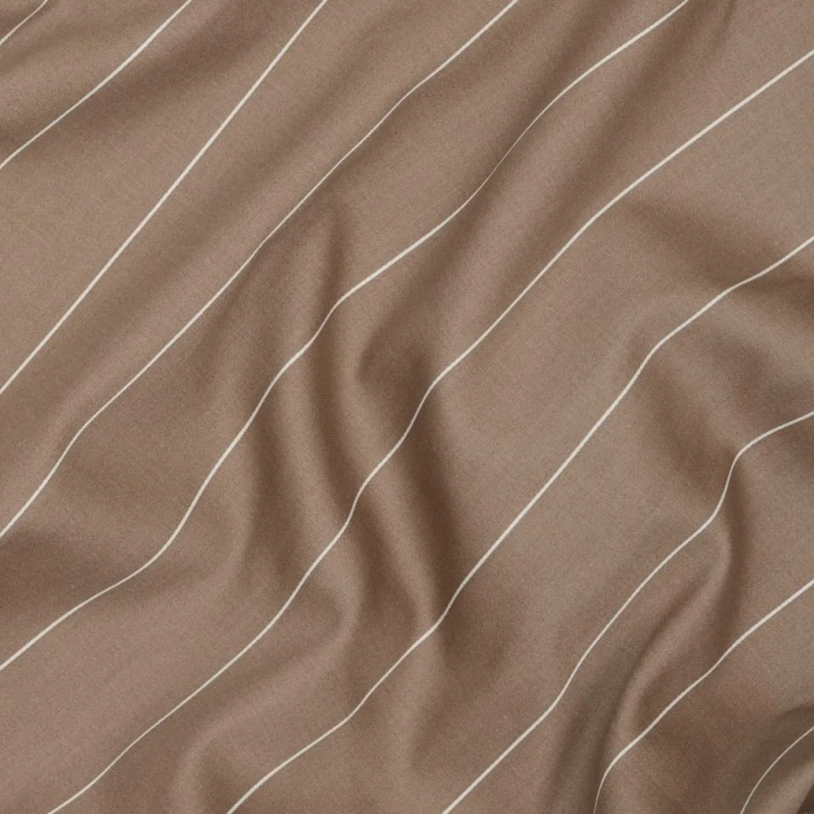 Sengetøj 240x220 cm - bomuldssatin - Sandvig - Taupe - Luna Denmark
