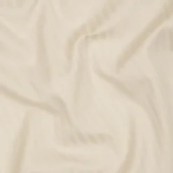 Sengetøj 140x220 cm - bomuldssatin - Smal stribet - champagne - Prima