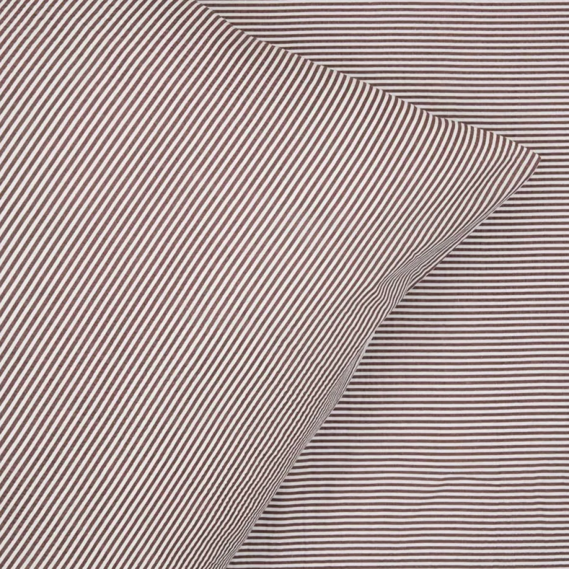 Sengetøj 140x200 cm - Nano krepp - brun - Luna Denmark