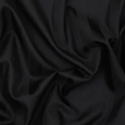 Sengetøj 140x220 cm - premium bomuld - Satin stribet - sort - Luna Denmark