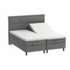Splitlagen - U lagen 160x210 cm - bomuldssatin - hvid - ProSleep