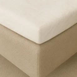 Splitlagen - U lagen 180x210 cm - bomuldssatin - Soft feel - ivory - ProSleep